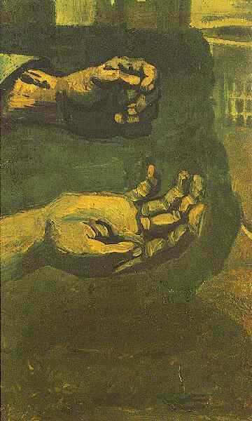 Картина Ван Гога Две руки 1885